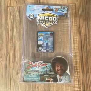 NEW IN BOX World's Smallest- Pop Culture Micro Figures-BOB ROSS with Mini Case‎